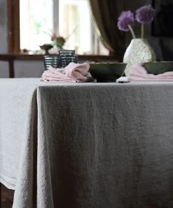 Scout Gifts Washed Pure European Linen Tablecloth 150 X 230cm