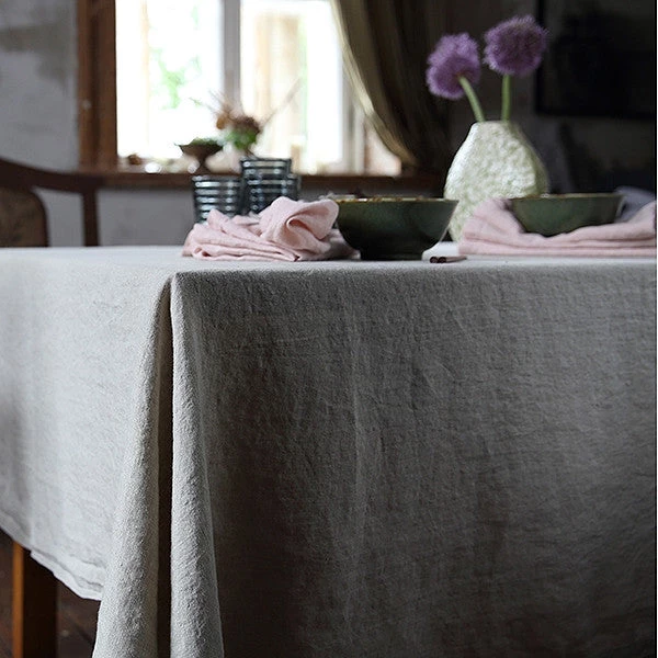 Scout Gifts Washed Pure European Linen Tablecloth 150 X 230cm 3 Scout Gifts Washed Pure European Linen Tablecloth 150 X 230cm