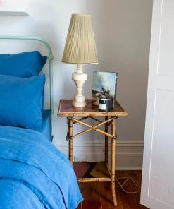 Scout House Homewares Scout Portuguese Linen Sheet Set- Queen - Scout Blue 9 Scout House Homewares Scout Portuguese Linen Sheet Set- Queen - Scout Blue