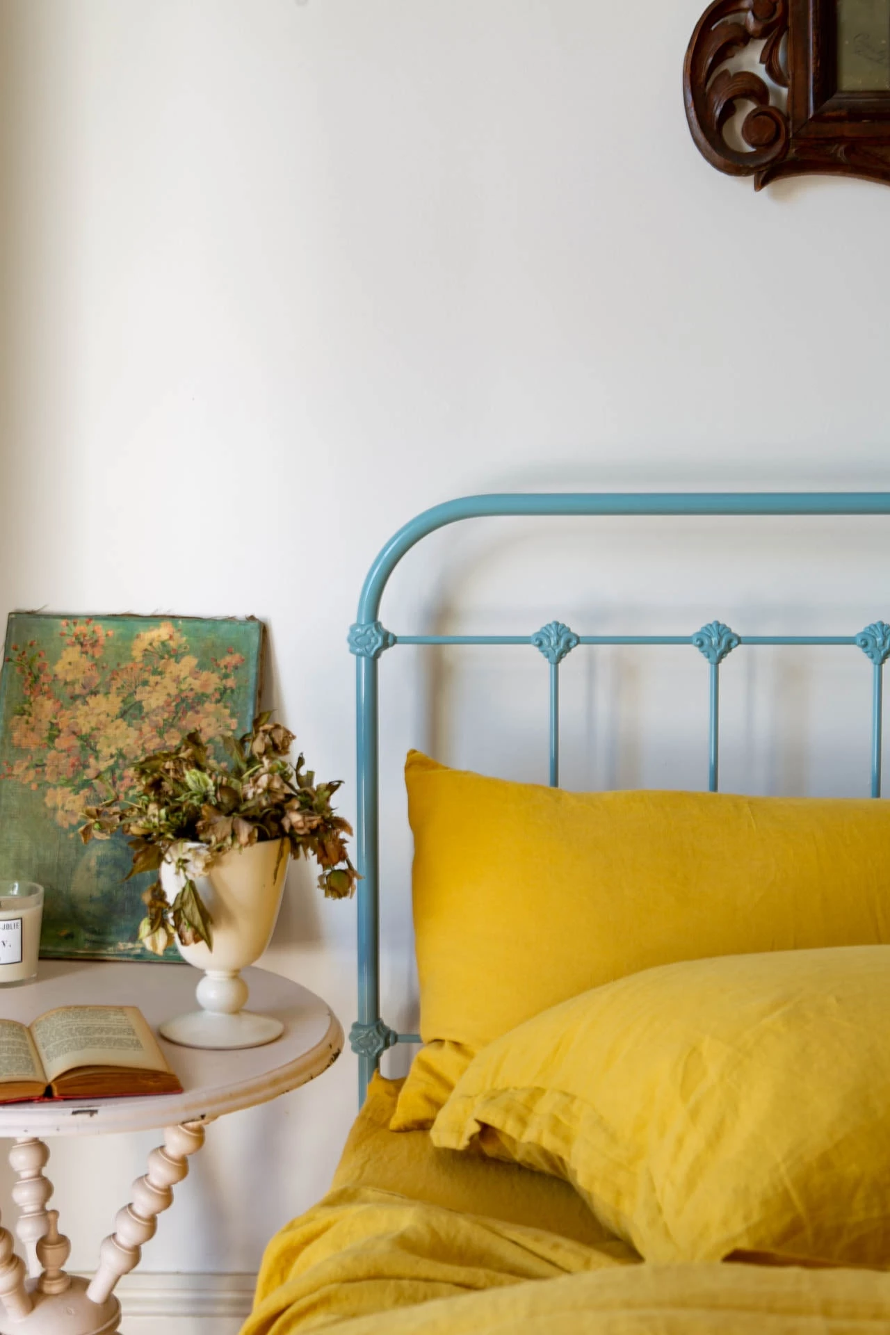 Scout House Textiles Scout Portuguese Linen Sheet Set- King - Mustard 6 Scout House Textiles Scout Portuguese Linen Sheet Set- King - Mustard