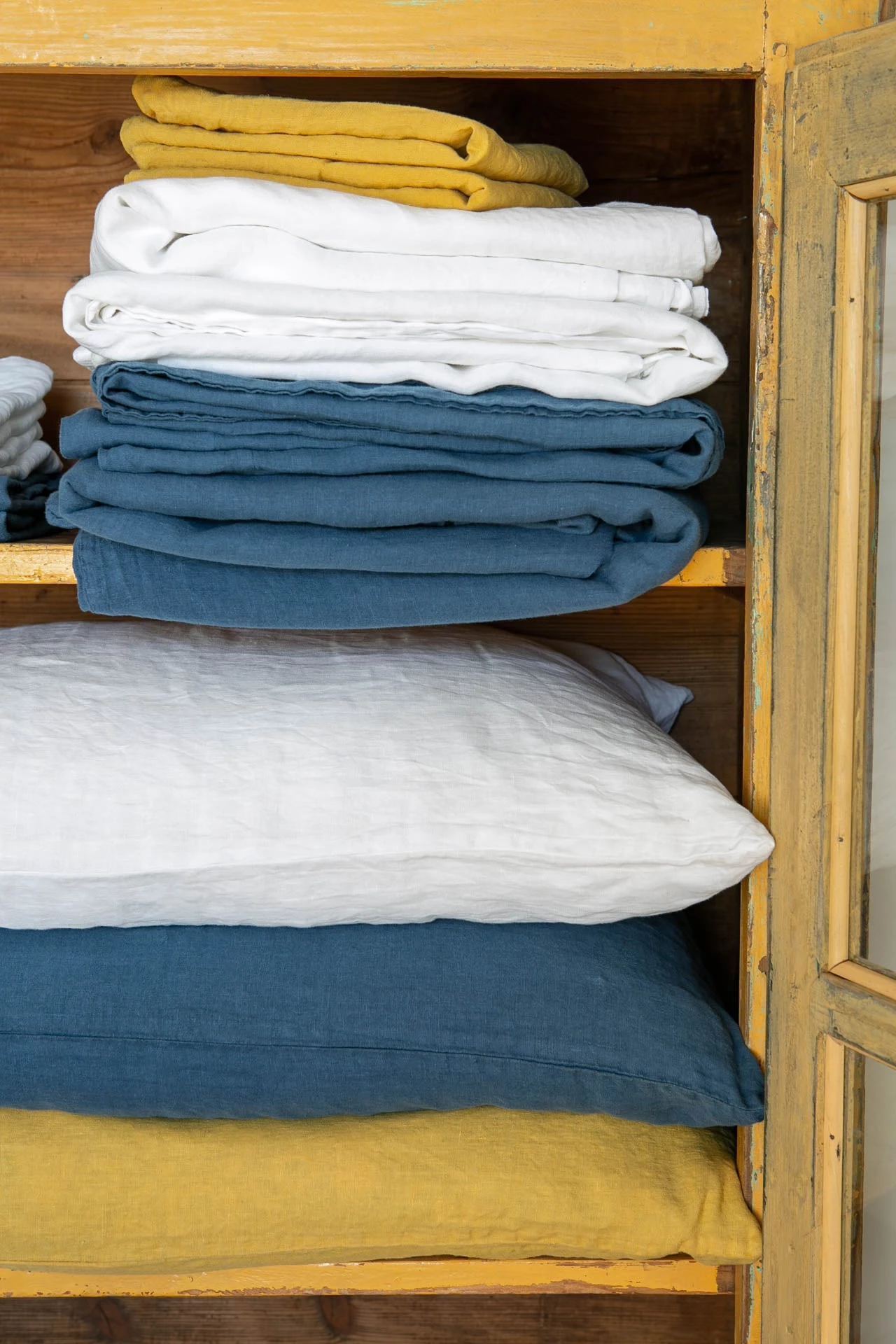 Scout House Scout Portuguese Linen Quilt Cover Set - Queen- Scout Blue Homewares 4 Scout House Scout Portuguese Linen Quilt Cover Set - Queen- Scout Blue Homewares