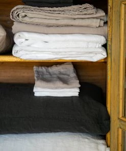 Scout House Scout Portuguese Linen Quilt Cover Set- King - Charcoal 10 Scout House Scout Portuguese Linen Quilt Cover Set- King - Charcoal