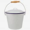 Falcon Enamelware Falcon Enamel Bucket With Lid Homewares 2 Falcon Enamelware Falcon Enamel Bucket With Lid Homewares