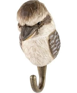 Scout House Homewares Hand Carved Wooden Wall Hook - Kookaburra