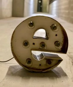 Scout House Gifts Vintage Letter 'e' Light #2