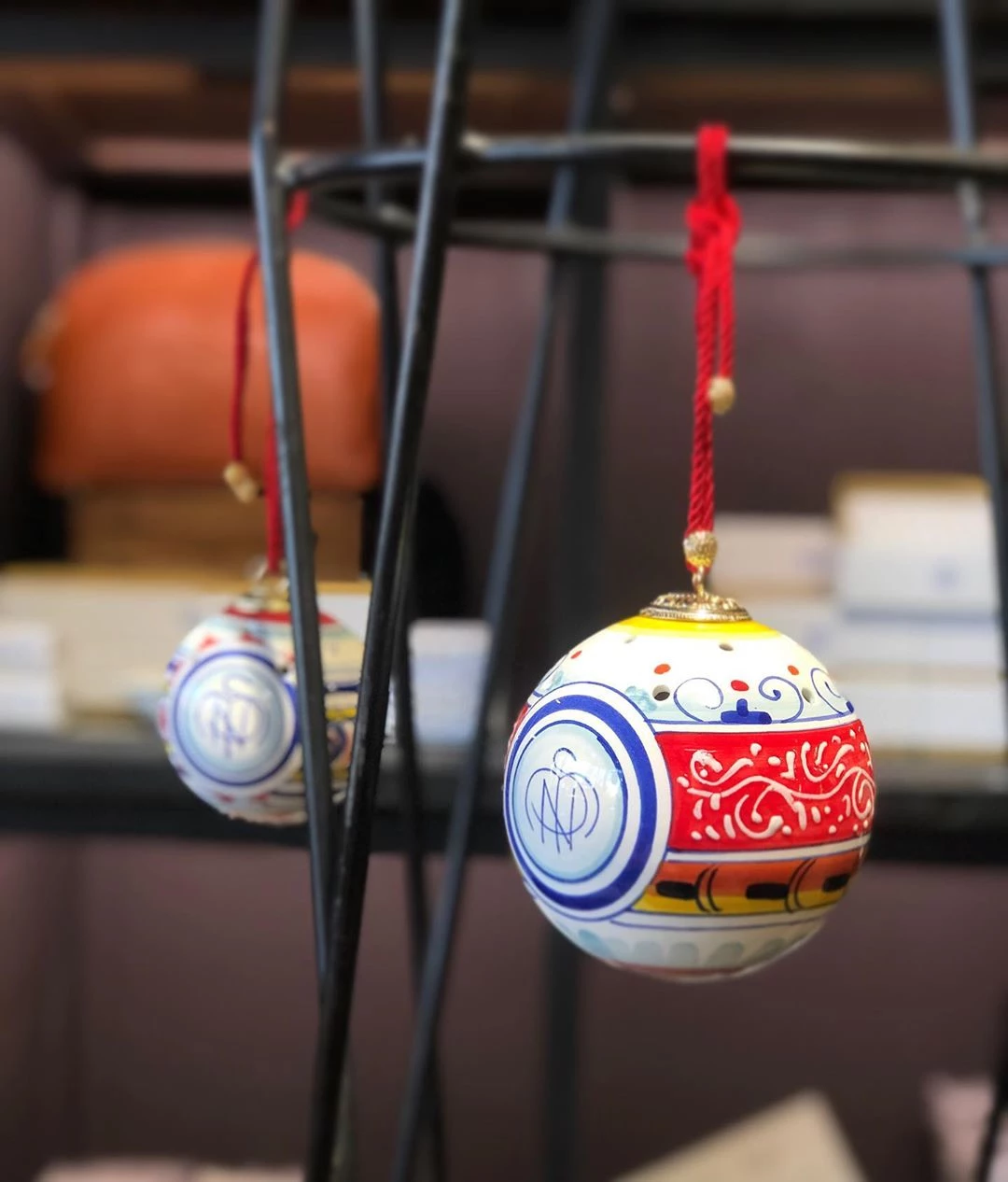 Gifts Santa Maria Novella Hand- Painted Ceramic Pot Pourri Globe - SMALL 4 Gifts Santa Maria Novella Hand- Painted Ceramic Pot Pourri Globe - SMALL