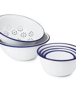 Falcon Enamelware Homewares Falcon Enamel Prep Set With Colander