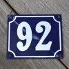 Scout House Gifts Enamel House Numbers From France In Traditional Deep Cobalt Blue 2 Scout House Gifts Enamel House Numbers From France In Traditional Deep Cobalt Blue