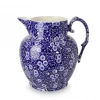 Kitchenware Burleigh UK Blue Calico - Large Etruscan Jug 2 Kitchenware Burleigh UK Blue Calico - Large Etruscan Jug