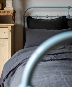 Scout House Scout Portuguese Linen Sheet Set- King - Charcoal