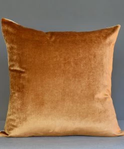 Gifts Iosis France Velvet Berlingot Cushion In Caramel 45cm
