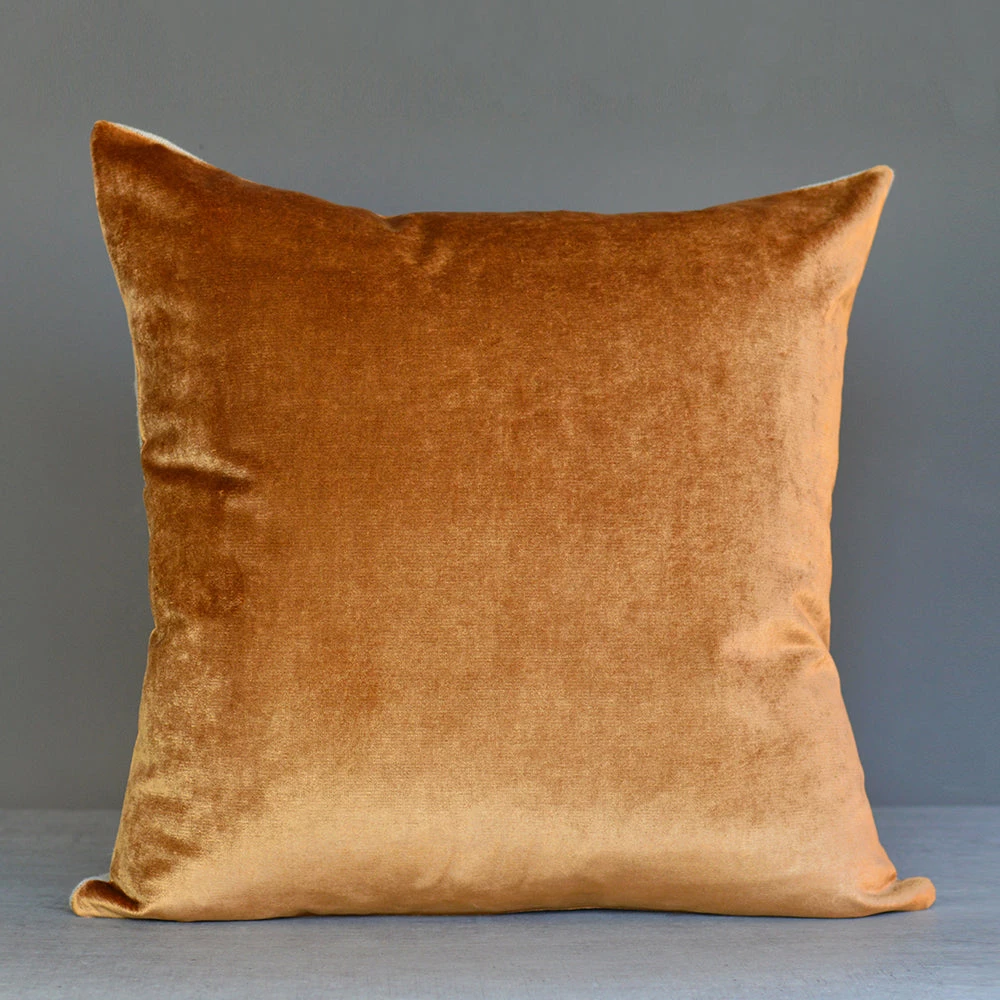 Gifts Iosis France Velvet Berlingot Cushion In Caramel 45cm 3 Gifts Iosis France Velvet Berlingot Cushion In Caramel 45cm