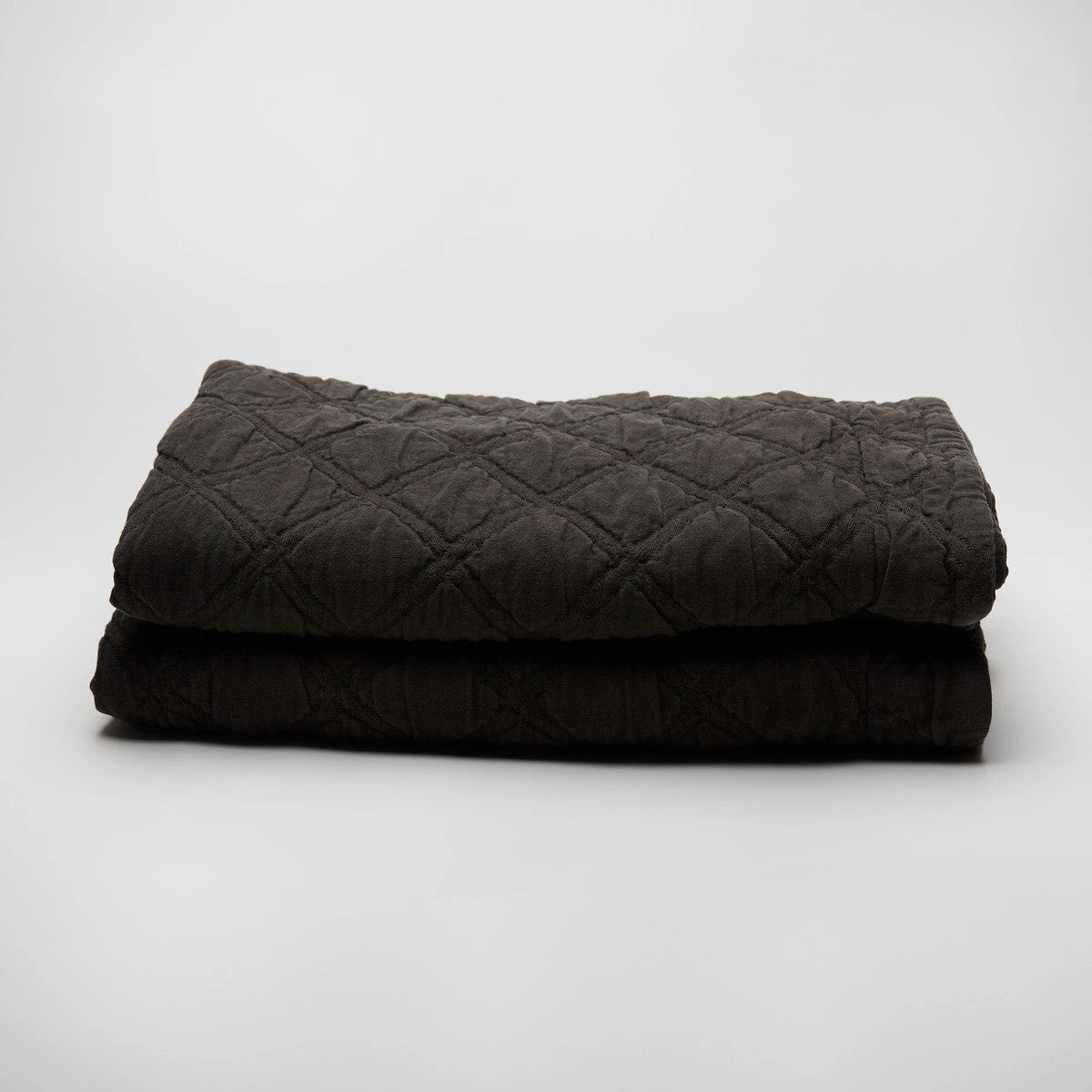 Scout Textiles Portier Cotton Coverlet- Noir 4 Scout Textiles Portier Cotton Coverlet- Noir