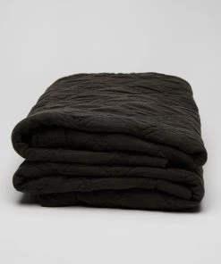 Scout Textiles Portier Cotton Coverlet- Noir 9 Scout Textiles Portier Cotton Coverlet- Noir