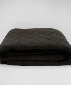 Scout Textiles Portier Cotton Coverlet- Noir 11 Scout Textiles Portier Cotton Coverlet- Noir
