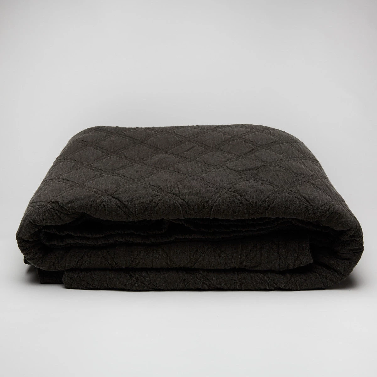 Scout Textiles Portier Cotton Coverlet- Noir 7 Scout Textiles Portier Cotton Coverlet- Noir