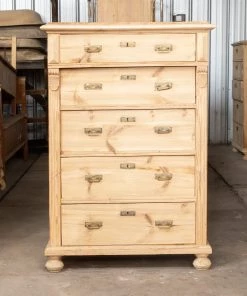 Scout House Vintage European Pine Drawers- Tall Boy