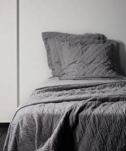 Scout Portier Cotton EUROPEAN PILLOWCASE Dash Grey