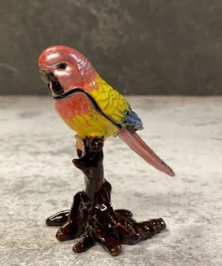 Scout Cast Iron Budgie With Enamel Detail