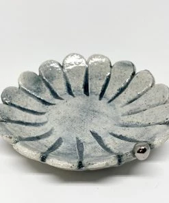 Bridget Bodenham - Flower Dish Silver Pearl Gifts