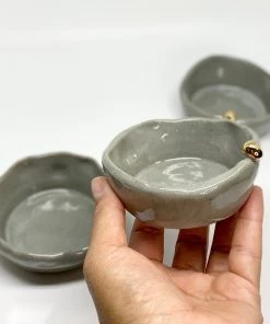 Bridget Bodenham - Salt Pot Grey And Gold Pearl Gifts 9 Bridget Bodenham - Salt Pot Grey And Gold Pearl Gifts