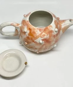 Scout House Pink Large Teapot - Bridget Bodenham 8 Scout House Pink Large Teapot - Bridget Bodenham