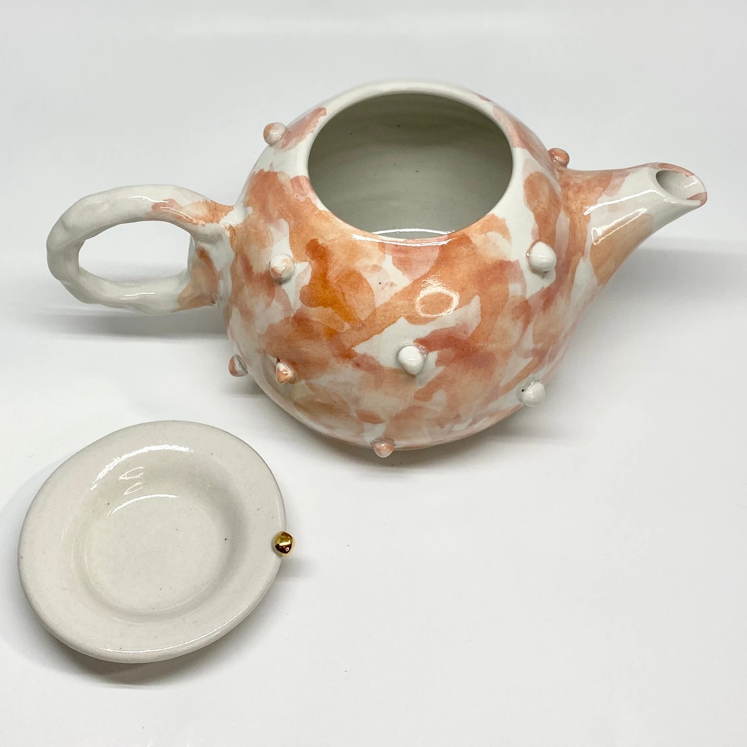 Scout House Pink Large Teapot - Bridget Bodenham 5 Scout House Pink Large Teapot - Bridget Bodenham