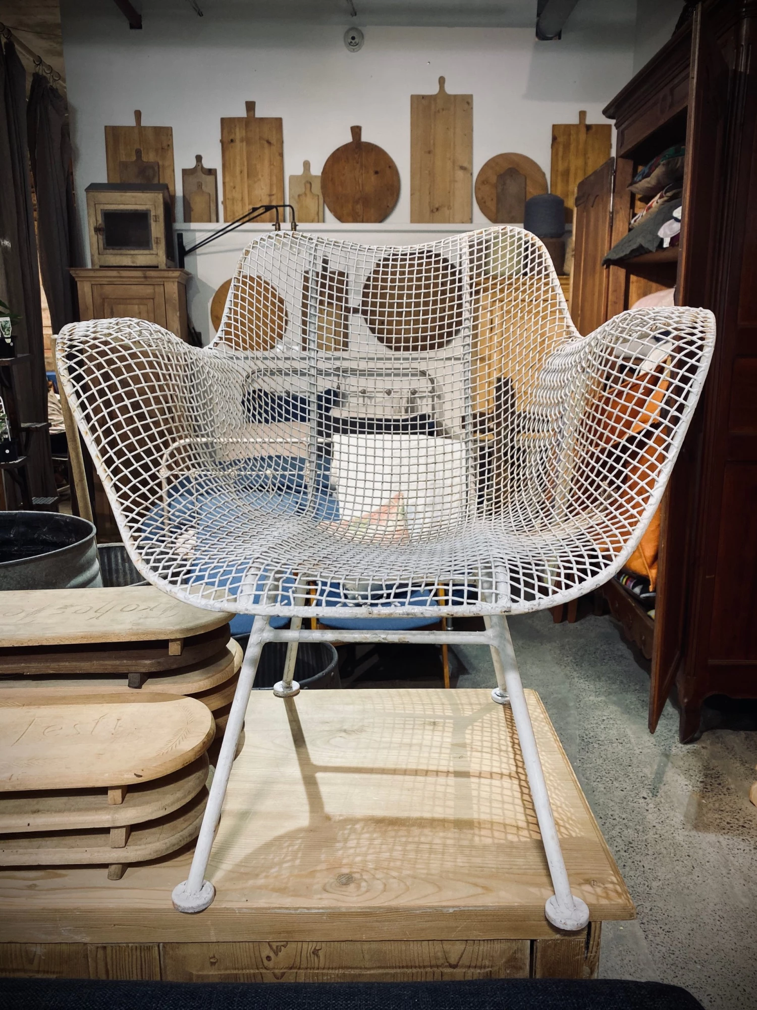 Scout House Vintage Woodward Sculptura Steel Chair 4 Scout House Vintage Woodward Sculptura Steel Chair