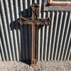 Scout Vintage Cast Iron French Crucifix Alsace Gifts