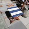 Scout Folding Stool In Les Toiles Du Soleil - NAVY AND WHITE STRIPE Furniture 2 Scout Folding Stool In Les Toiles Du Soleil - NAVY AND WHITE STRIPE Furniture