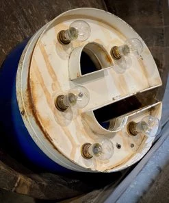 Scout House Gifts Vintage Letter 'e' Light