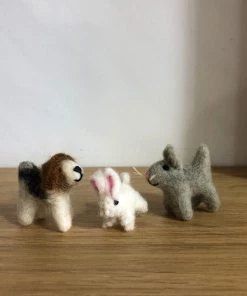 Scout Homewares Handmade Miniature Felt Bunny