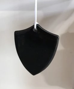 Scout Paper Boat Press Hanging Shield Decoration - Black