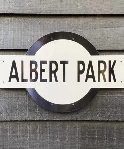 Scout House Gifts Albert Park Victorian Railways Enamel Sign