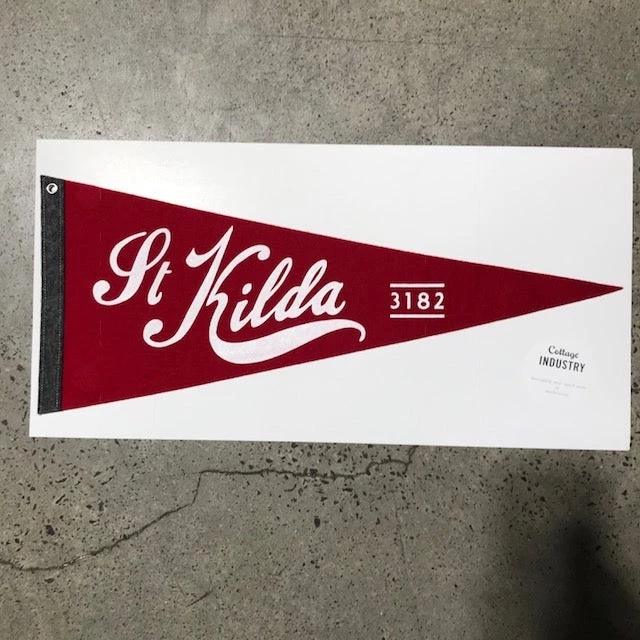 Scout Pennant St Kilda In Red And Grey 3 Scout Pennant St Kilda In Red And Grey