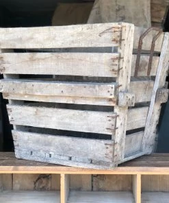 Scout ANTIQUE VINTAGE WOODEN CHAMPAGNE CRATE # 2