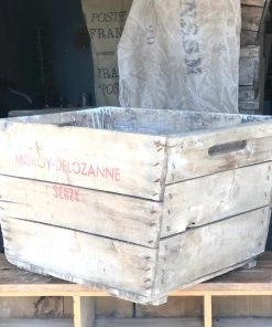 Scout ANTIQUE VINTAGE WOODEN CHAMPAGNE CRATE # 3 Gifts