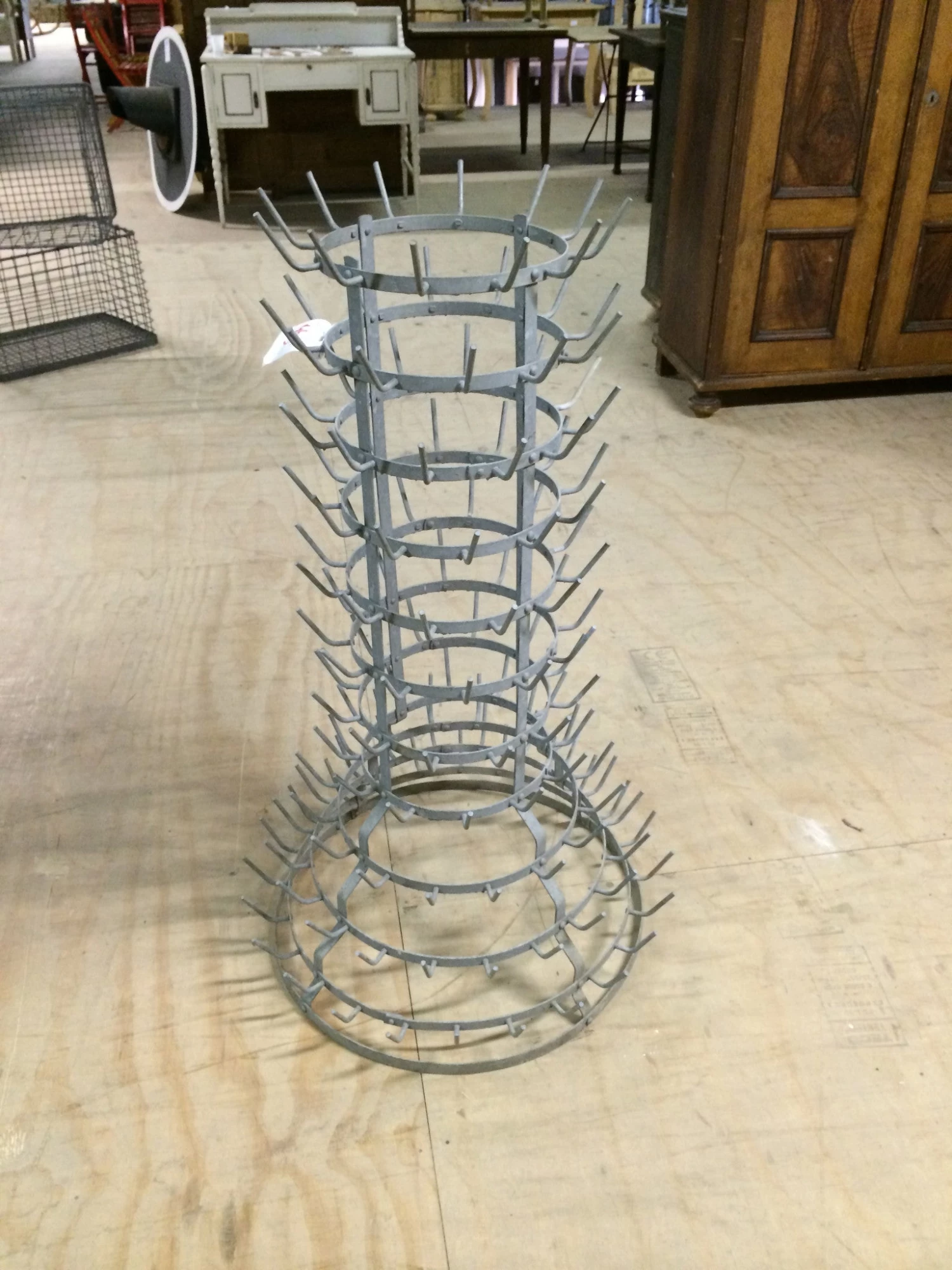 Scout Gifts Vintage French Zinc Bottle Drying Rack 7 Scout Gifts Vintage French Zinc Bottle Drying Rack