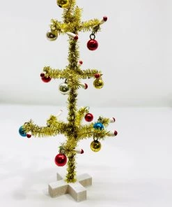 Scout VICTORIAN TINSEL TREE - GOLD Homewares