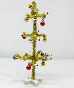 Scout VICTORIAN TINSEL TREE - GOLD Homewares