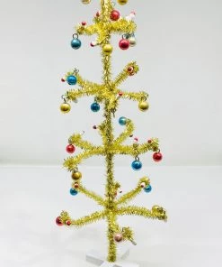 Scout VICTORIAN TINSEL TREE - GOLD Homewares