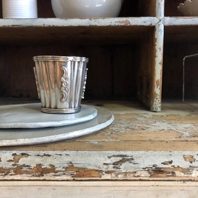 Scout House Silver Plated Antiqued Vessel Homewares 4 Scout House Silver Plated Antiqued Vessel Homewares