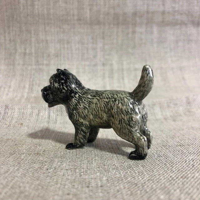 Scout House Homewares Ceramic Brindle Cairn Terrier Miniature Figurine 6 Scout House Homewares Ceramic Brindle Cairn Terrier Miniature Figurine