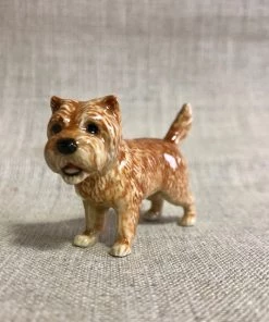 Scout House Homewares Ceramic Light Cairn Terrier Miniature Figurine