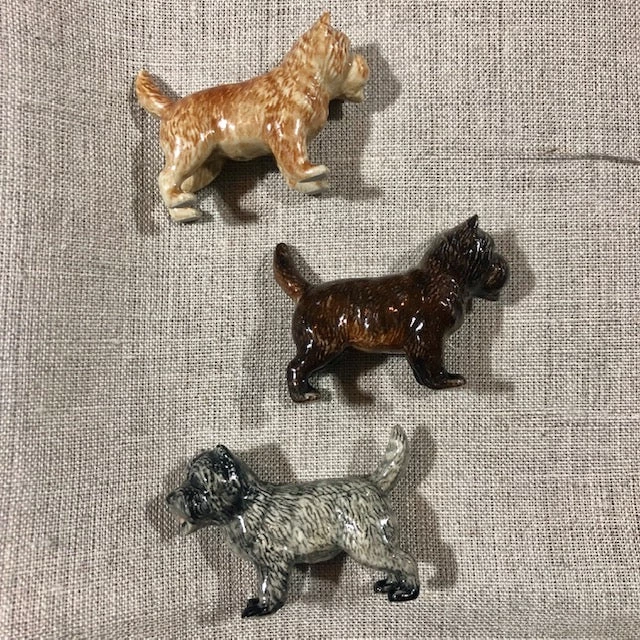 Scout House Homewares Ceramic Brindle Cairn Terrier Miniature Figurine 9 Scout House Homewares Ceramic Brindle Cairn Terrier Miniature Figurine