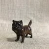 Scout House Ceramic Chocolate Cairn Terrier Miniature Figurine Homewares 2 Scout House Ceramic Chocolate Cairn Terrier Miniature Figurine Homewares