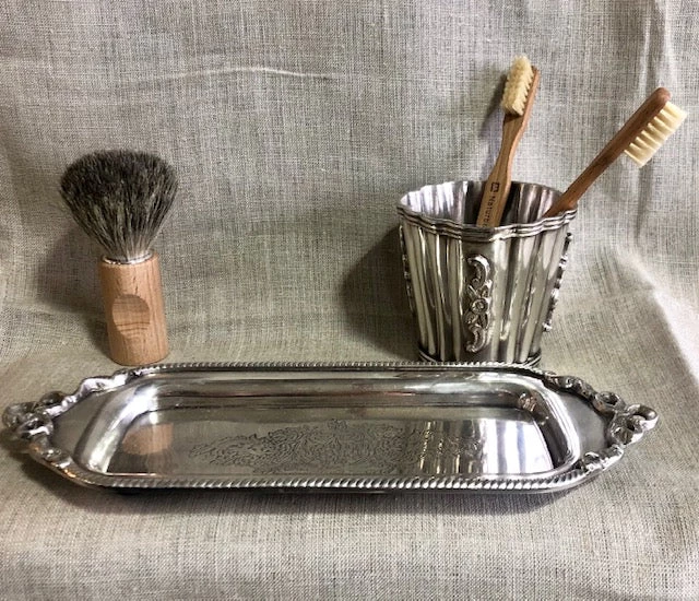 Scout House Silver Plated Antiqued Vessel Homewares 7 Scout House Silver Plated Antiqued Vessel Homewares