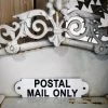 Scout House Enamel POSTAL MAIL ONLY Sign Homewares