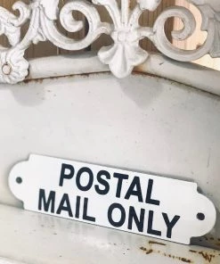 Scout House Enamel POSTAL MAIL ONLY Sign Homewares 5 Scout House Enamel POSTAL MAIL ONLY Sign Homewares