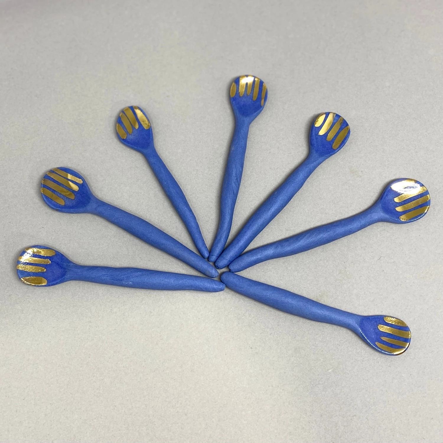 Bridget Bodenham - Little Special Spoon - Gold Stripes 3 Bridget Bodenham - Little Special Spoon - Gold Stripes